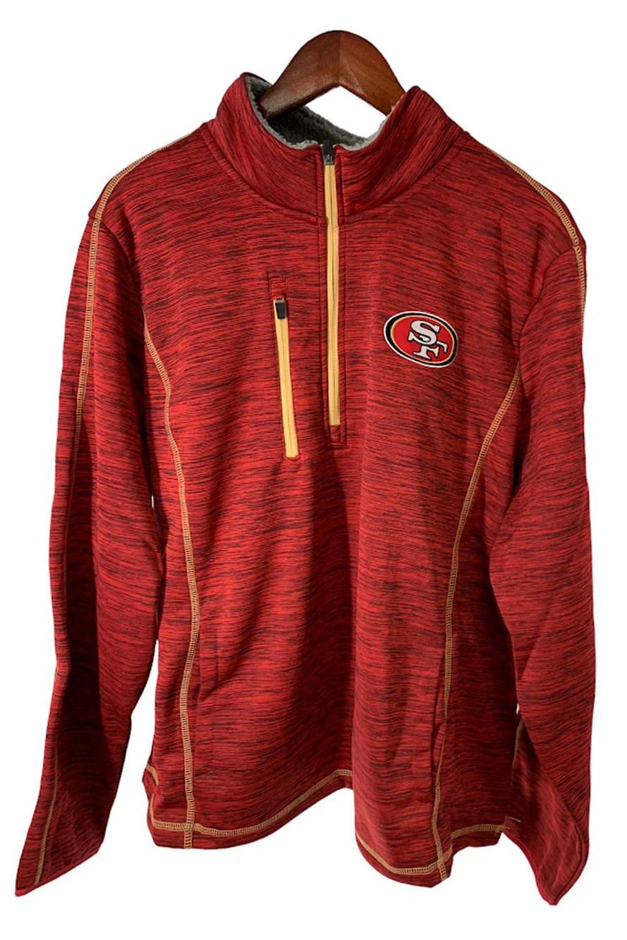 NFL Women's Transitional Half Zip Pullover 49ers - Regular